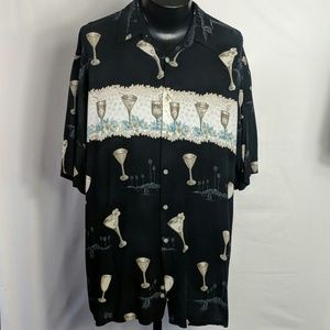 Pierre Cardin Hawaiian style button down